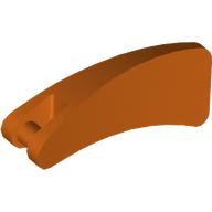 Деталь LEGO Animal Body Part, Fin 2 x4 with Handle, Красно-оранжевый