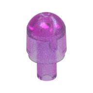 Деталь LEGO Light Cover with Internal Bar / Bionicle Barraki Eye with Hole in Bar, Прозрачный средний красно-фиолетовый опаловый