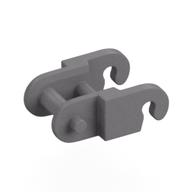 Деталь LEGO Technic Chain Link with Beveled Edge, Reinforced, Матовый серебристый