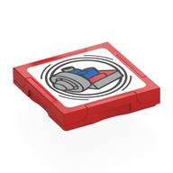 Tile Special 2 x 2 with SMART Tag with Docking Ring print