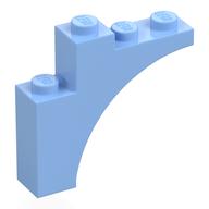 Деталь LEGO Кирпичик-арка 1 x 4 x 3, Ярко-светло-голубой