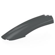 Деталь LEGO Slope Curved 10 x 2 x 2 with Curved End Left, Темный сине-серый