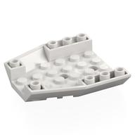 Деталь LEGO ROOF TILE 6X6X1, INV. DEG. 45/18, Белый