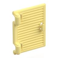 Деталь LEGO Window 1 x 2 x 3 Shutter with Hinges and Handle, Ярко-светло-желтый