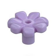 Деталь LEGO Plant, Flower, Minifig Accessory with 7 Thick Petals and Pin, Center Ring, Лавандовый