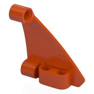 Деталь LEGO Technic Panel Triangle 5 x 4 Right, Красно-оранжевый