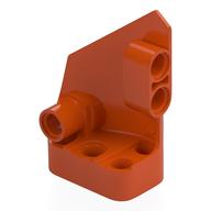 Деталь LEGO Technic Fairing # 2 Small Smooth Short, Side B, Красно-оранжевый