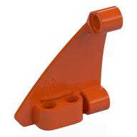 Деталь LEGO Technic Panel Triangle 5 x 4 Left, Красно-оранжевый