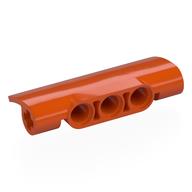 Деталь LEGO Technic Panel Fairing 2 x 5 x 1, Красно-оранжевый