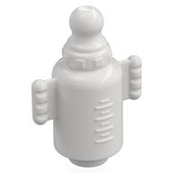 Деталь LEGO Duplo Baby Bottle with Scale Lines [Plain], Белый