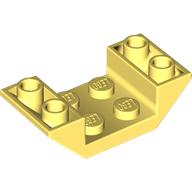 Деталь LEGO Скос перевёрнутый двойной 45° 4 x 2, Ярко-светло-желтый