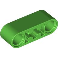 Деталь LEGO Technic Beam 1 x 3 Thick with Center Axle Hole, Ярко-зеленый