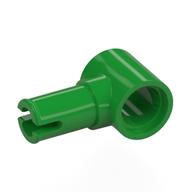 Деталь LEGO Technic Pin Connector Hub with 1 Pin with Friction Ridges Lengthwise [Square Holes], Ярко-зеленый