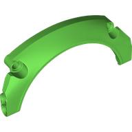 Деталь LEGO Technic Panel Car Mudguard Arched 11 x 5 x 2, Arched Top, Ярко-зеленый