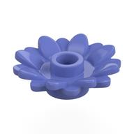 Деталь LEGO Plant, Sunflower 2 x 2 with 16 Petals, Сине-фиолетовый