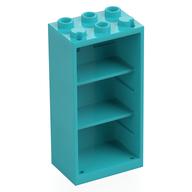 Деталь LEGO Шкаф 2 x 3 x 5, Средне-лазурный