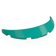 Деталь LEGO Wheel Arch, Mudguard 8 x 4 x 1, Темно-бирюзовый