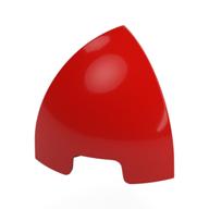 Деталь LEGO Brick Round Curved 1 x 1 x 1 Quarter Dome, Красный