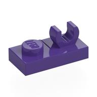 Деталь LEGO Пластина специальная 1 x 2, Темно-фиолетовый