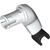 Деталь LEGO Arm, Large, Left with Black Hand, Белый