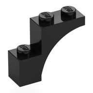 Brick Arch 1 x 3 x 2, Straight End