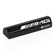 Brick Curved 1 x 4 x 2/3 Double, No Studs with White 'AMG MSC', Right print
