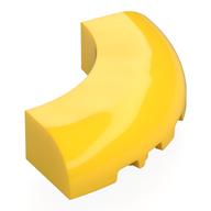 Деталь LEGO 1/4 ARCH BRICK 5X5, W/ CUTOUT, Желтый
