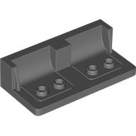 Деталь LEGO Panel 3 x 6 Car Seat with 4 Studs, Темный сине-серый