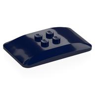 Деталь LEGO Wedge 6 x 4 x 2/3 Quad Curved, Темно-синий