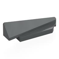 Деталь LEGO Wedge Sloped 1 x 5 x 1 1/3 Right, Темный сине-серый