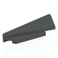 Деталь LEGO Wedge Sloped 1 x 5 x 1 1/3 Left, Темный сине-серый