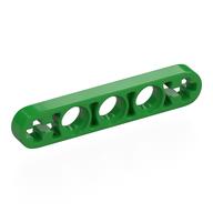 Деталь LEGO Technic Beam 1 x 5 Thin with Axle Holes on Ends, Ярко-зеленый