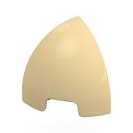 Деталь LEGO Brick Round Curved 1 x 1 x 1 Quarter Dome, Песочный