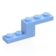Деталь LEGO Кронштейн 5 x 1 x 1 1/3, Ярко-светло-голубой
