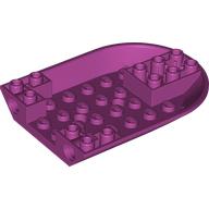 Деталь LEGO Aircraft Fuselage Curved Forward 6 x 8 Bottom with 2 Pin Holes, Пурпурный