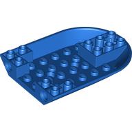 Деталь LEGO Aircraft Fuselage Curved Forward 6 x 8 Bottom with 2 Pin Holes, Голубой