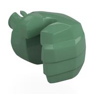 Деталь LEGO Hand Hulk - Left, Песочно-зеленый