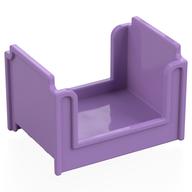 Деталь LEGO Duplo Furniture Bunk Bed, Средне-лавандовый