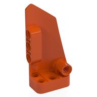 Деталь LEGO Technic, Panel Fairing # 3 Small Smooth Long, Side A, Красно-оранжевый