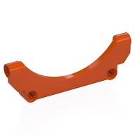 Деталь LEGO Technic Panel Car Mudguard Arched 9 x 1 x 3, Красно-оранжевый
