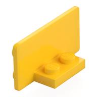 Деталь LEGO Кронштейн перевёрнутый 1 x 2 - 2 x 4, Желтый