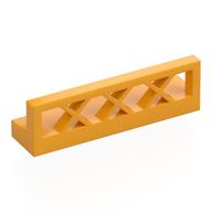 Деталь LEGO Забор 1 x 4 x 1, Ярко-светло-оранжевый