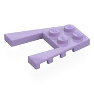 Деталь LEGO Пластина-клин 4 x 4, Лавандовый