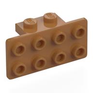Деталь LEGO Кронштейн 1 x 2 - 2 x 4, Средне-темный телесный