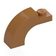 Деталь LEGO Кирпичик-арка изогнутая верхняя 1 x 3 x 1 2/3, Средне-темный телесный