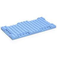 Деталь LEGO Brick Special 8 x 16 x 2/3 with Six Recessed Edges, Ярко-светло-голубой
