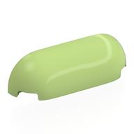 Деталь LEGO Brick Curved 1 x 4 x 1, Curved Sides, Желто-зеленый
