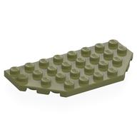 Деталь LEGO Пластина-клин 4 x 8, со срезанными углами, Оливковый