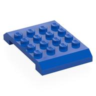 Деталь LEGO SHELL, 4X6X2/3, Голубой