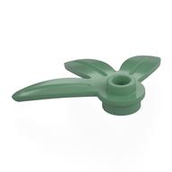 Деталь LEGO Plant, Round 3 x 3 - 3 Leaves, Песочно-зеленый